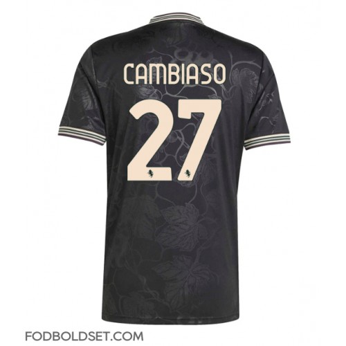 Juventus Andrea Cambiaso #27 Tredjetrøje 2025-26 Kortærmet